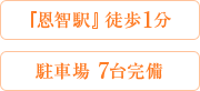 『恩智駅』徒歩1分 駐車場7台完備